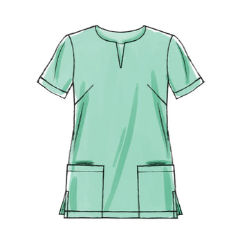 McCall's Misses'/Women's Scrubs Tops, Dress and Pants M5895 - Sewing Pattern