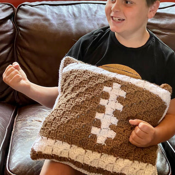 I Love Football Pillow