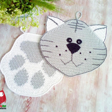 313 Tiger or cat decor coaster