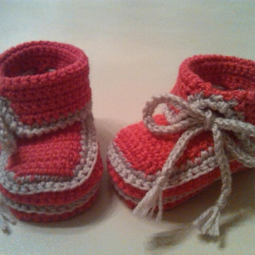 Asymmetrical Baby Booties