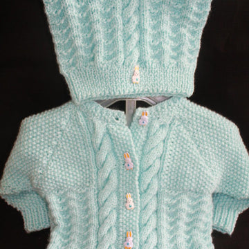 Ripples and Waves Baby Sweater