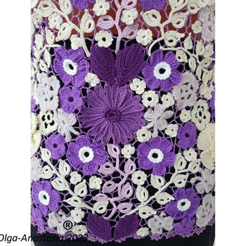 Crochet sleeveless blouse