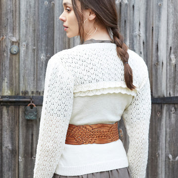 Cora - Sweater Knitting Pattern in Debbie Bliss Rialto 4 ply - Downloadable PDF