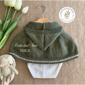 Little Heart Hooded Cape