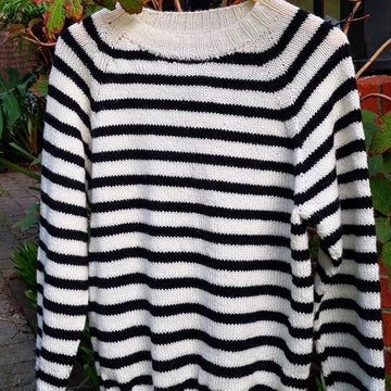 Stripe Vines Sweater