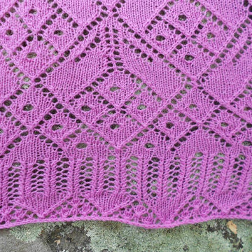 Petunia Petals Shoulder Shawl