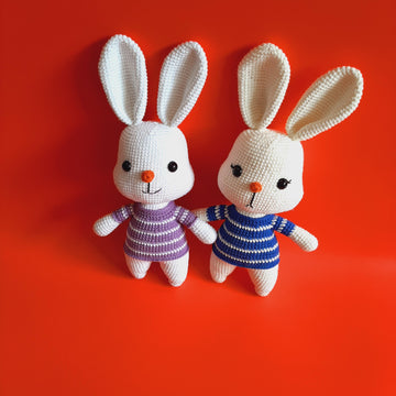 Dumpling bunny, crochet animals, amigurumi crochet, crochet bunny, PDF, English