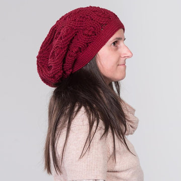 Dancing Trees Reversible Slouchy Hat