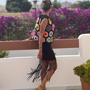 African Flower Waistcoat