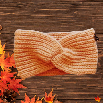 Knitted Twisted Headband - Knit Head Wrap Pattern
