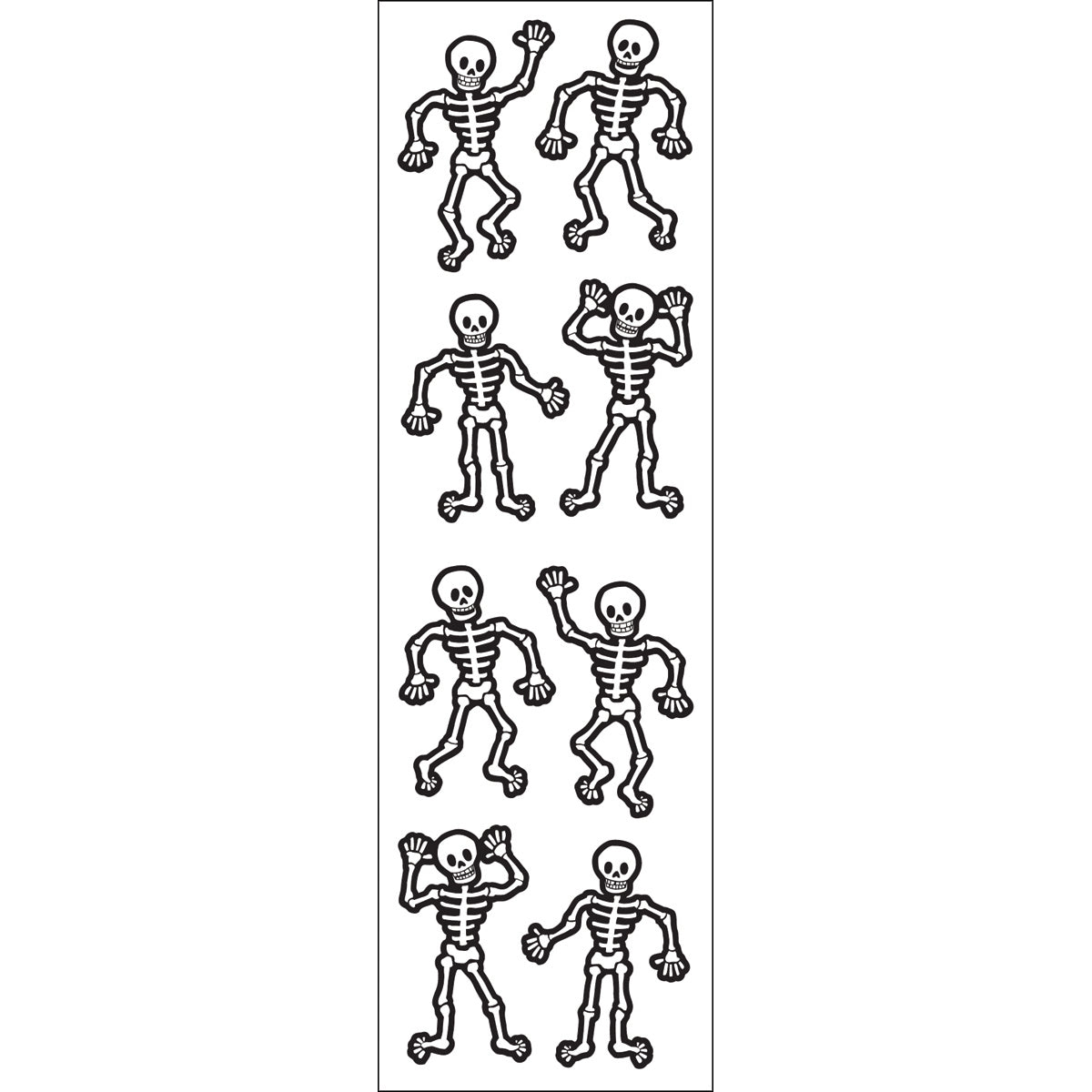 Mrs. Grossman's Stickers - Skeletons