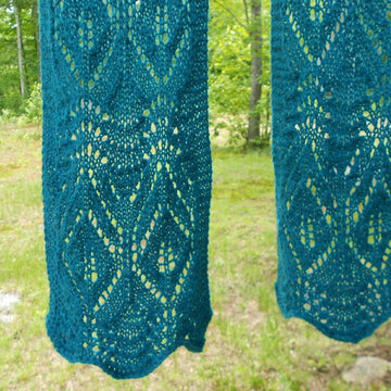 Fairy Leaves on the Waves Shawl