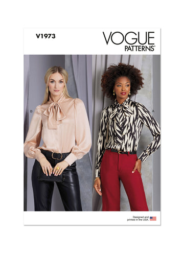 Vogue Sewing Misses' Blouse V1973 - Sewing Pattern