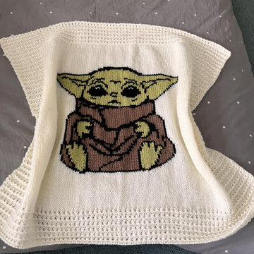 Baby Yoda Baby Blanket