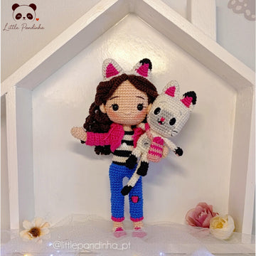 Gabby Dollhouse Crochet Pattern PDF | Amigurumi Doll Pattern