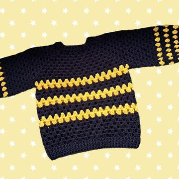 No-Sew Granny Bee Jumper