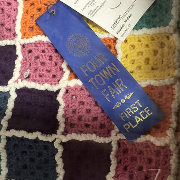 Candy Cloud Burst Baby Afghan