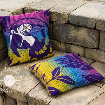 Parrot Mosaic Bag and Pillow