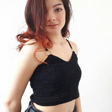 Tank top with rings