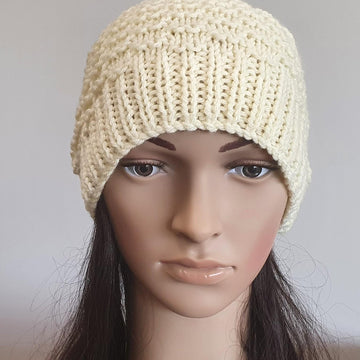 Victory - 12ply textured stitch beanie, sizes 2 years to Man
