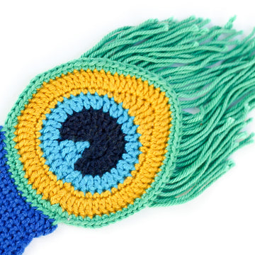 Peacock Bookmark Crochet Pattern