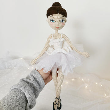 Clara the Ballerina in White Tutu