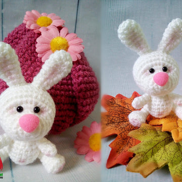 224 Little Bunny with a Flower House
