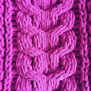 Extra-Chunky Staghorn Cable Blanket