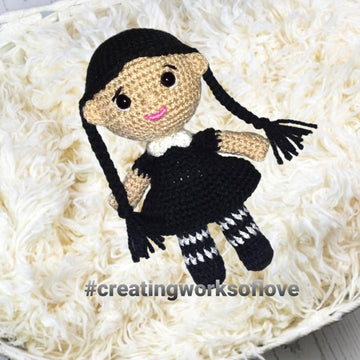 Wednesday Doll Amigurumi