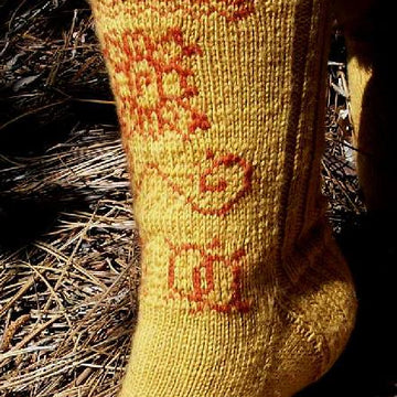 Knit Body Art Lucky Lotus Socks