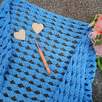 Crochet Therese Prayer Shawl Pattern