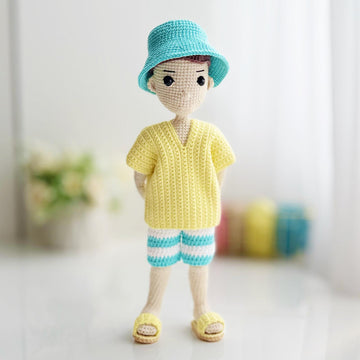 Crochet boy pattern, crochet doll pattern, amigurumi doll, Family Vocation