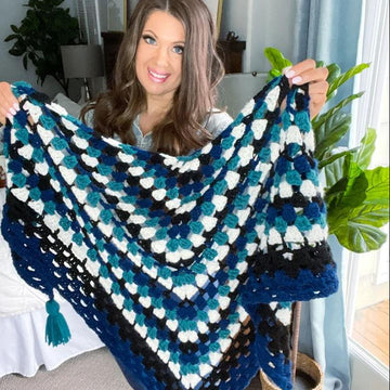 Forest Trail Triangle Shawl