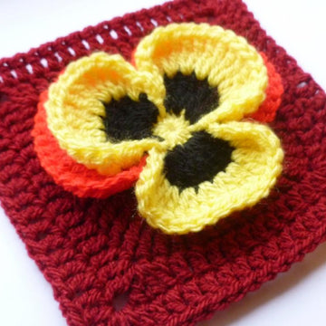 Pansy in square