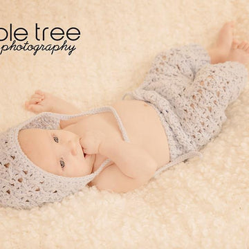 Diagonal Spike Stitch Baby Pants