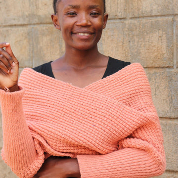 Pixel Wrap sweater scarf
