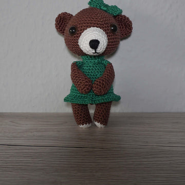 PDF Amigurumi Häkelanleitung Teddydame Lucie