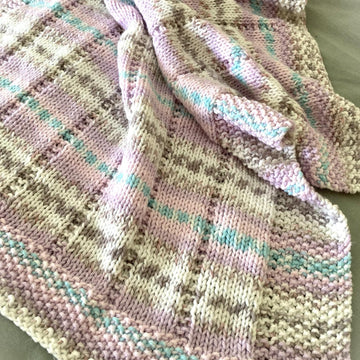 Easy Baby Blanket ~  Chunky, Aran or DK