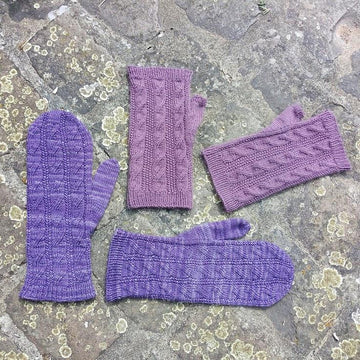 Faux Cable Mittens