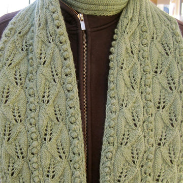 Fall Foliage Turtleneck Scarf