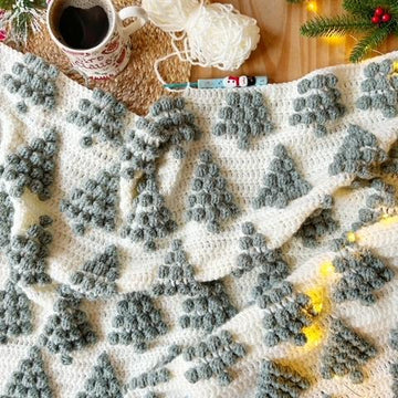 Little Christmas Trees Blanket