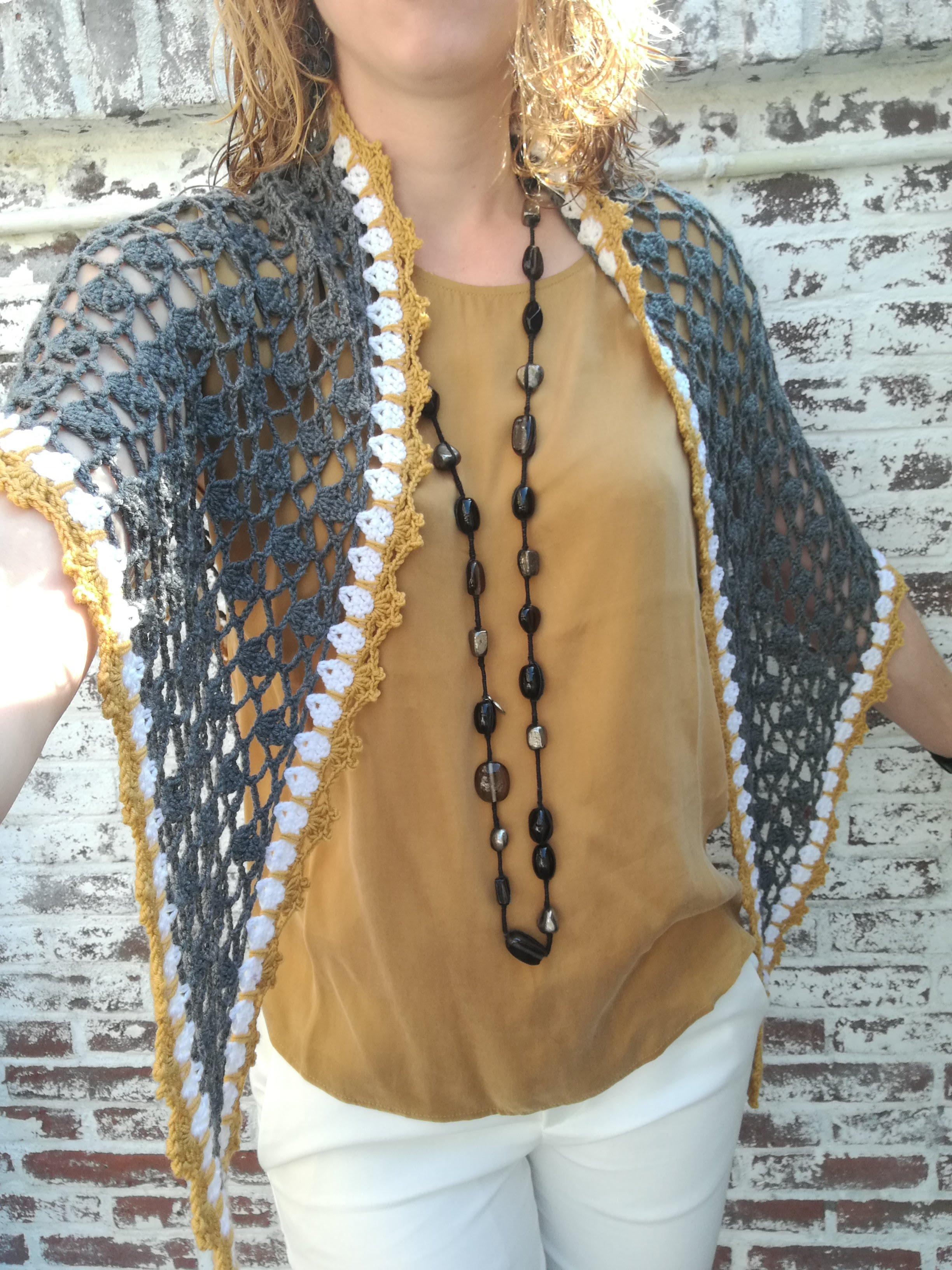 Royal Tulip shawl