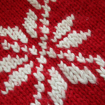 Snowflake Hot Water Bottle Cover