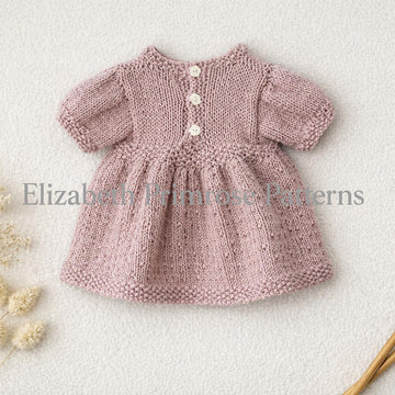 Dewdrop Dresses Knitting Pattern P122 | Dolls Clothes | Elizabeth Primrose Patterns