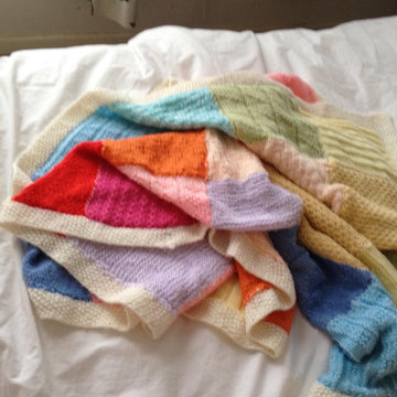 Patchwork Blanket, Knitting Pattern