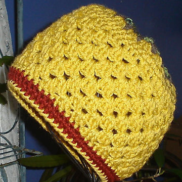 Mandala Hat Crocheted Pattern
