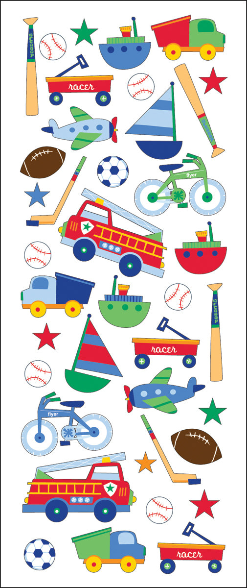Sticko Dimensional Stickers - Toys For Boys