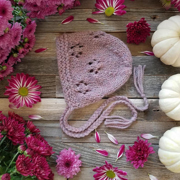 Flowery Lace bonnet