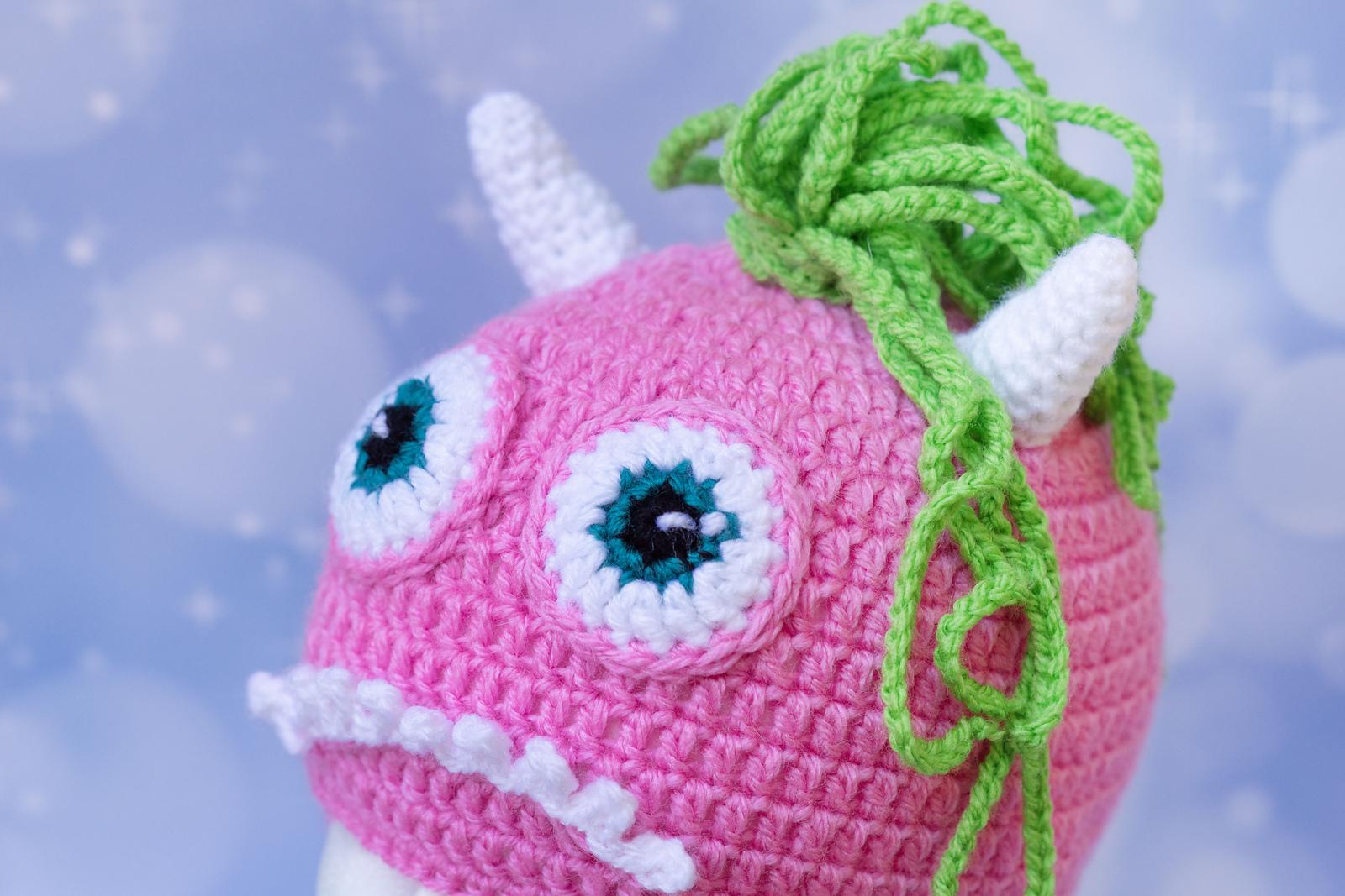 Pink monster Hat