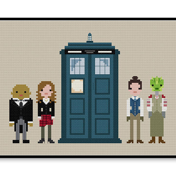 Twelfth Doctor's Companions - PDF Cross Stitch Pattern